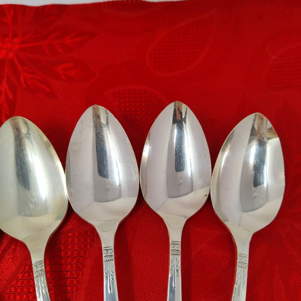 6X BK Rogers Oneida Surf Club Butter Knives Silverplate - Picture 6 of 10
